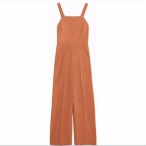 Zara Wide-Leg Jumpsuit with Side Cutout